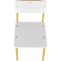 Детский стул Фея Мой малыш 0002744.29 (белый/желтый)