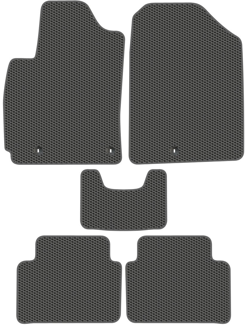 

Комплект ковриков для авто Alicosta Hyundai Veloster JS II (хэтчбэк / JSN) 2018 - Н.В. (серый)