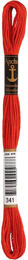 

Нитки для вышивания Anchor 4635-0341 8 м (красно-коричневый)