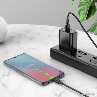 Кабель Hoco X52 Sereno USB to Micro-USB 1 м (черный) в Мозыре