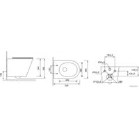 Унитаз подвесной Grossman Fly GR-4478MS (с сиденьем)