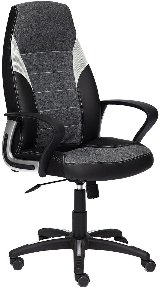 

Офисное кресло TetChair Inter (искусственная кожа, ткань, черный/серый/серый)