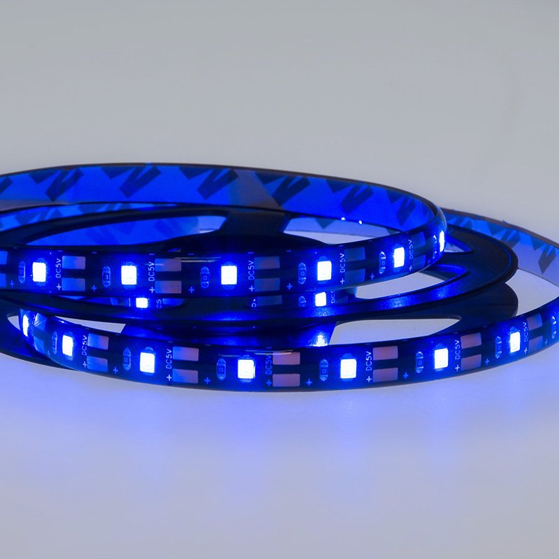 

Светодиодная лента Lamper 1м с USB коннектором 5 В 8 мм IP65 SMD 2835 60 LED/m цвет свечения синий