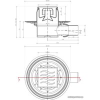 Трап/канал Pestan Confluo Standard Dry 1