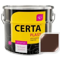 Эмаль Certa Plast RAL8019 10 кг (полуглянцевый шоколад темный)