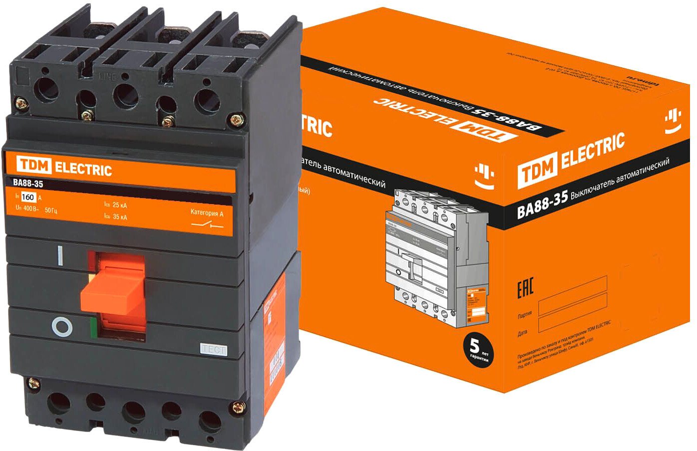 

Выключатель автоматический TDM Electric SQ0707-0015