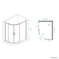 Душевой уголок RGW PA-61 41086192-11 90x120 (хром/прозрачное стекло)