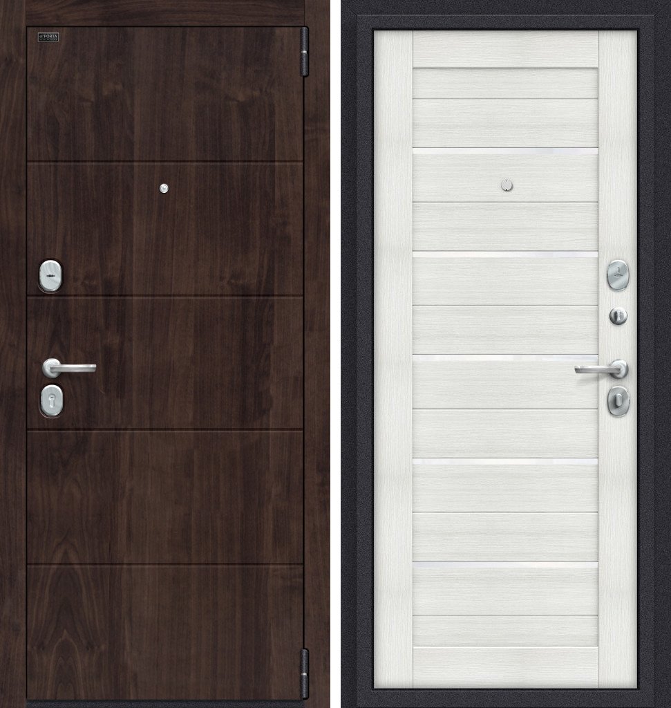 

Металлическая дверь el'Porta Porta S 4.П22 (Almon 28/Bianco Veralinga)