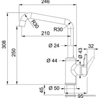 Смеситель Franke Urban 115.0595.067 (шоколад)