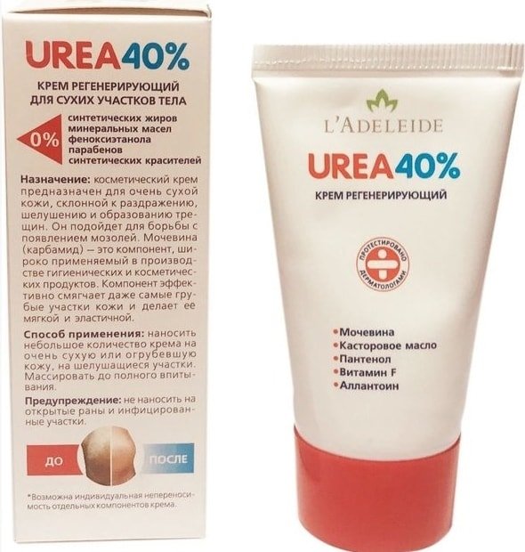 

L'Adeleide Крем для ног и рук Urea 40% 50 мл