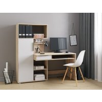 Стол НК-Мебель Квадро 74260155 (дуб сонома/белый)