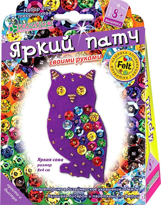 Набор для создания поделок/игрушек Клеvер Яркая сова АФ 10-061