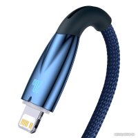 Кабель Baseus Glimmer Series USB Type-C - Lightning (2 м, синий)