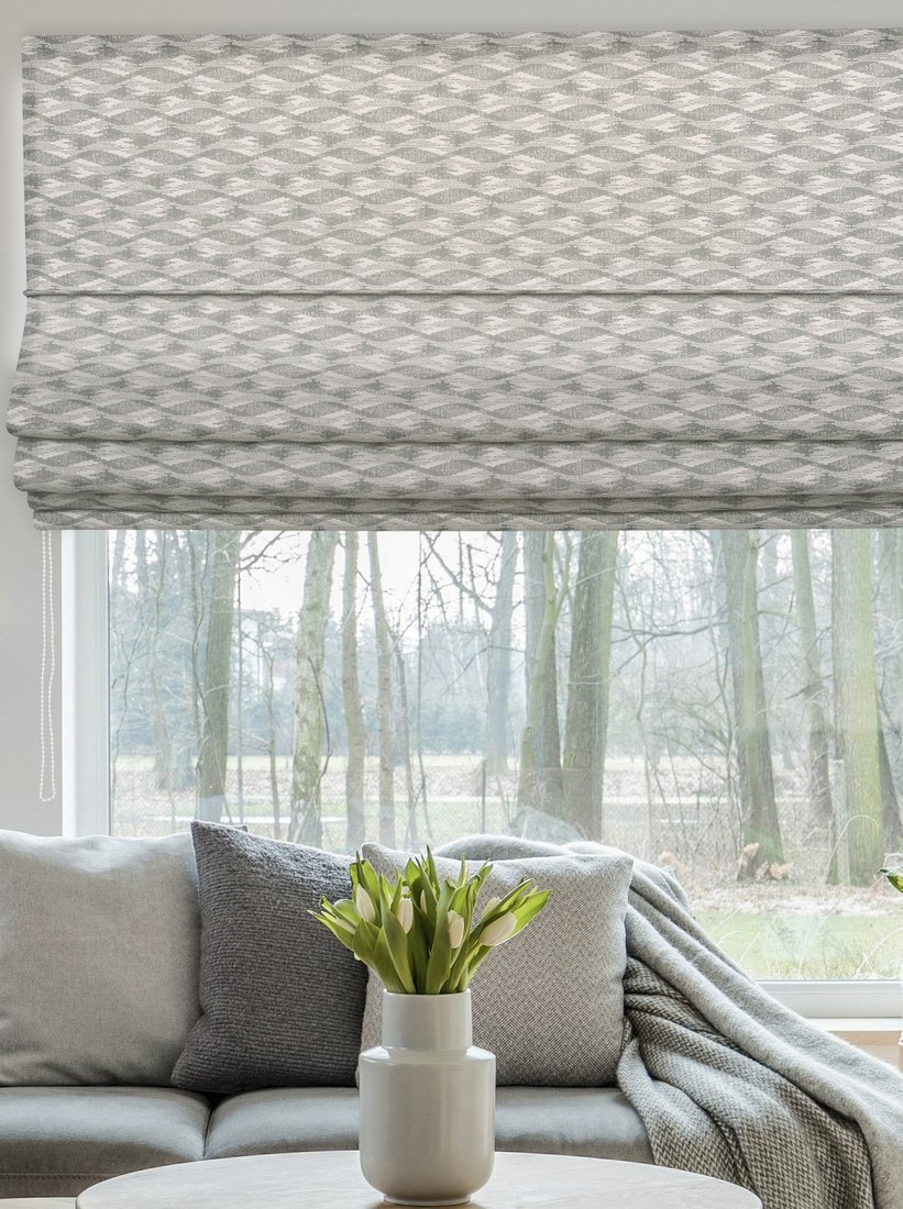 

Римская штора Delfa Макси Buxta J3 СШД-02М-273/А881 (160x160, серая цепочка)