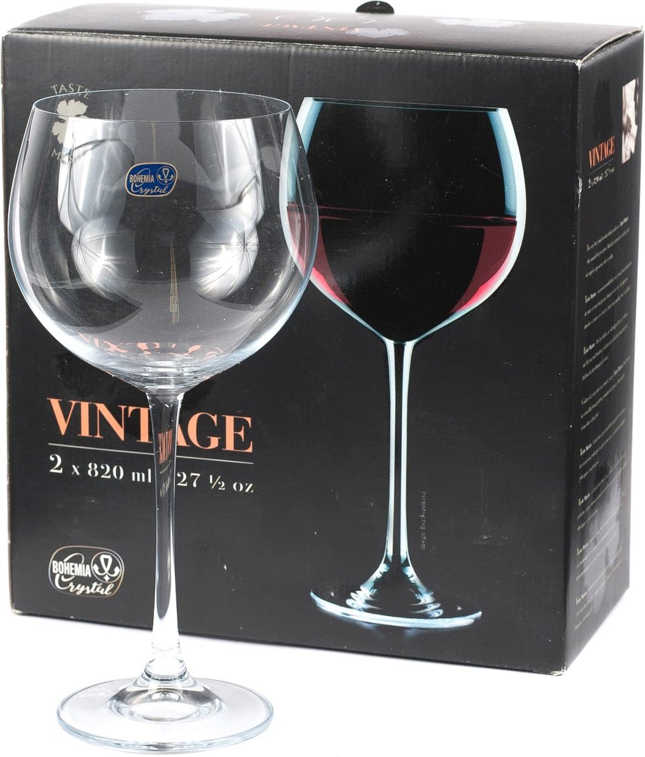 

Набор бокалов для вина Bohemia Crystal Vintage 40602/820-2
