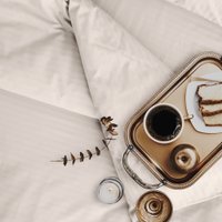 Семейный комплект постельного белья Verossa Stripe Antique White сем. VRT 3035 70243 ST13 23