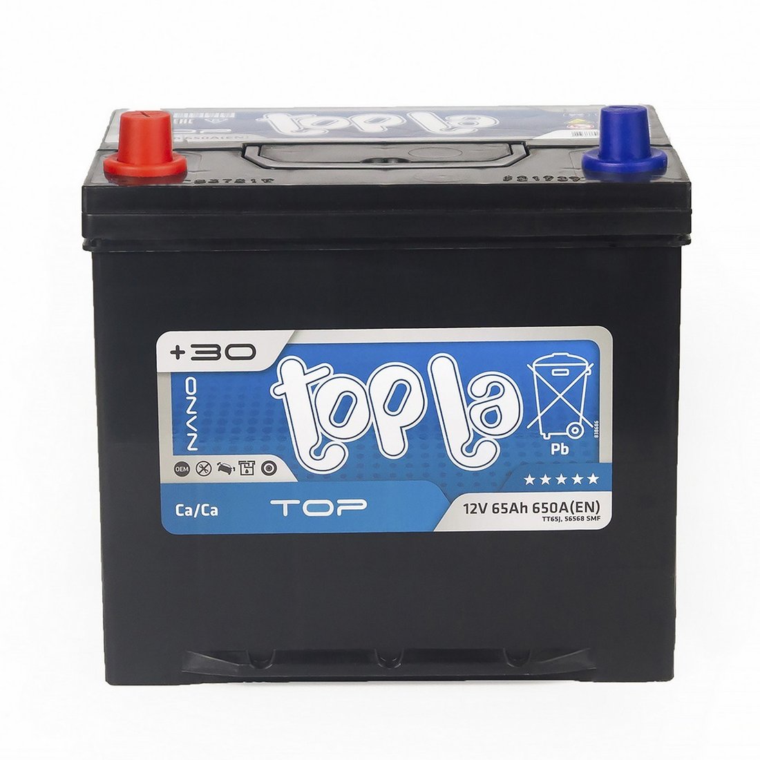 

Автомобильный аккумулятор Topla 65 Ah Top JIS L+ 118765 (65 А·ч)