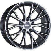 Литые диски MAK Munchen 20x8.5" 5x112мм DIA 76мм ET 35мм Gun Met-Mirror Face