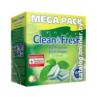 Таблетки для посудомоечной машины Clean&Fresh All in 1 (60 шт)