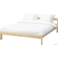 Кровать Ikea Нейден 200x160 (сосна, основание Лурой) 992.486.10