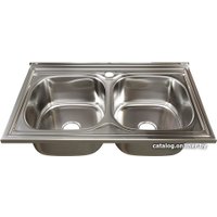 Кухонная мойка Mixline 530528 (полированная, 0.6 мм)