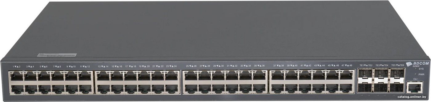 Управляемый коммутатор 3-го уровня BDCOM S2900-48P6X