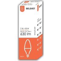 Светодиодная лампочка Belsvet LED-M C37 7 W 3000 К E14