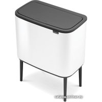 Система сортировки мусора Brabantia Bo Touch Bin 11+23 л (белый)