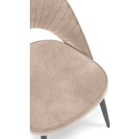 Стул Памир Новара F08 (бежевый/черная опора)