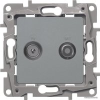 Розетка Legrand Etika 672457 (алюминий)