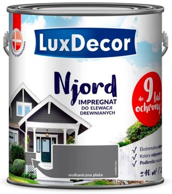 Краска LuxDecor Njord Вулканический пляж 0.75 л (глянец)