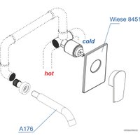 Комплект смесителей Wasserkraft A84563