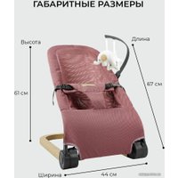 Шезлонг Amarobaby Baby relax AB22-25BR/06 (розовый)