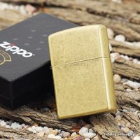 Зажигалка Zippo Classic 201FB Antique Brass