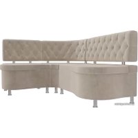 Угловой диван Лига диванов Вегас 105168 (левый, бежевый)