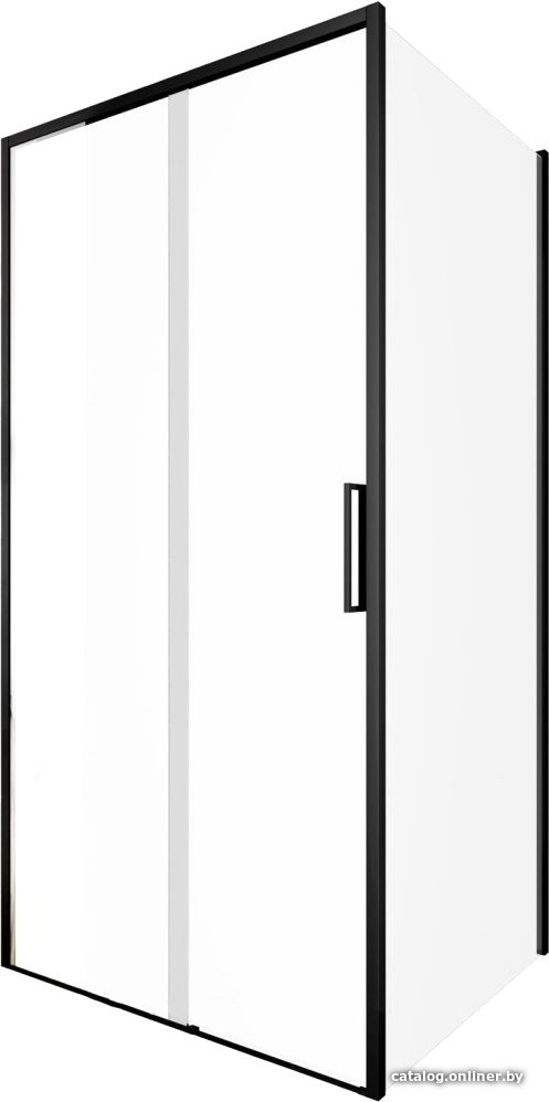 Душевой уголок Aquanet Pleasure Evo 130 AE65-130x90-BT (черный анодированный)