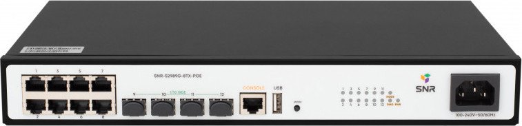 Управляемый коммутатор 2-го уровня SNR SNR-S2989G-8TX-POE