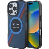 Чехол для телефона BMW Motorsport PC/TPU Circle and Tricolor (MagSafe) для iPhone 16 Pro Max BMHMP16X23HTPUV