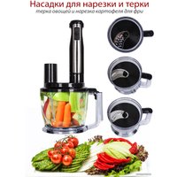Погружной блендер Pioneer HB135S (черный)