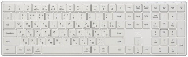 Клавиатура xGhost Blade White Silver