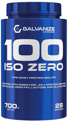 Протеин сывороточный (изолят) Galvanize Chrome 100 Iso Zero (банан, 700г)