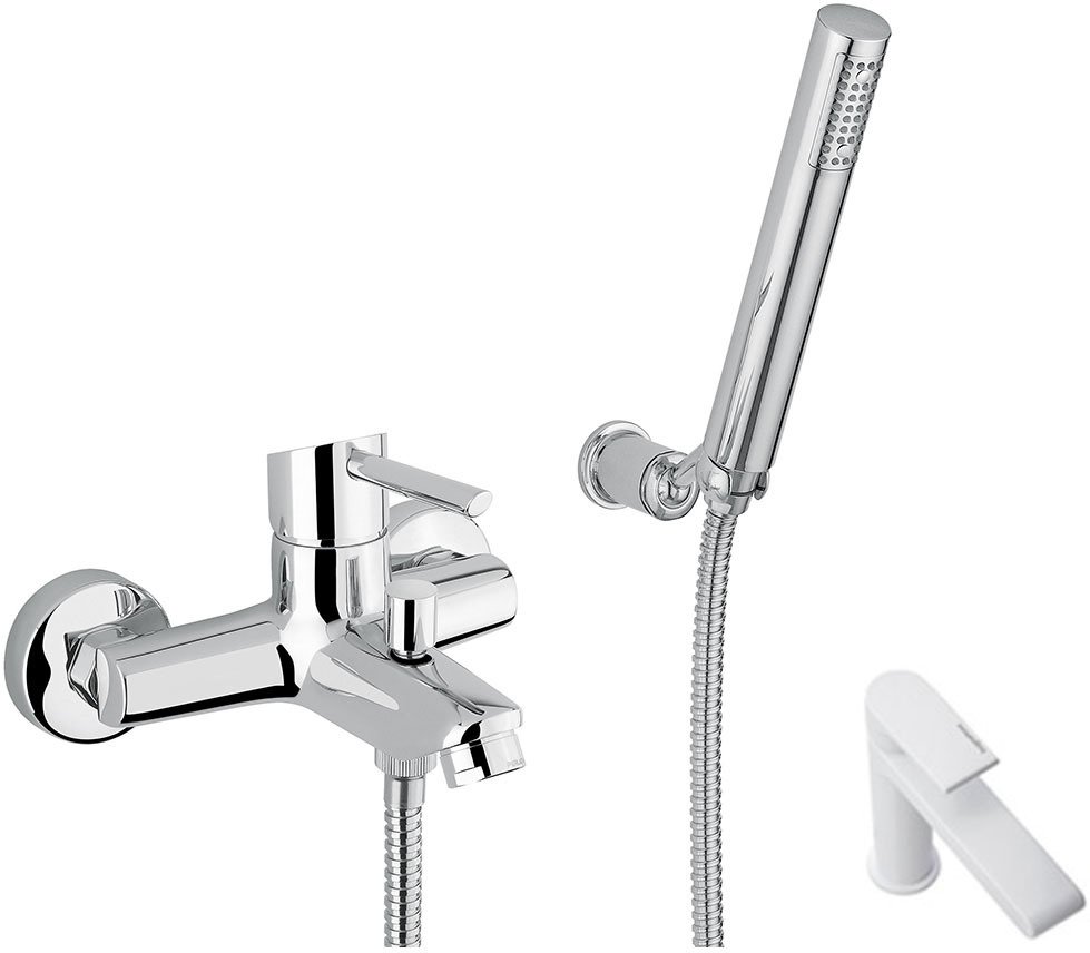 Смеситель Bugnatese Smart 2102OP (белый матовый)