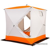 Палатка для зимней рыбалки Fish2Fish Куб 2м (белый/оранжевый)