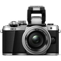 Беззеркальный фотоаппарат Olympus OM-D E-M10 Mark II Double Kit 14-42mm EZ + 40-150mm Silver