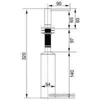 Дозатор для моющего средства Longran LD0006-07 (альпина)