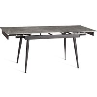 Кухонный стол TetChair Lord Grey 180x80x75 (серый/черный)