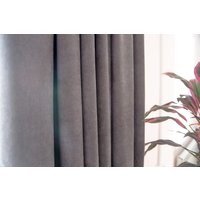 Комплект штор Decoretto Канвас серый КСГ-K111 2x2.7 м (графит, 2 шт)