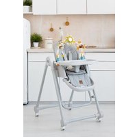 Высокий стульчик VipBaby Milan (rocky grey)