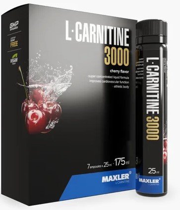 

L-карнитин Maxler L-Carnitine (7x25 мл, вишня)