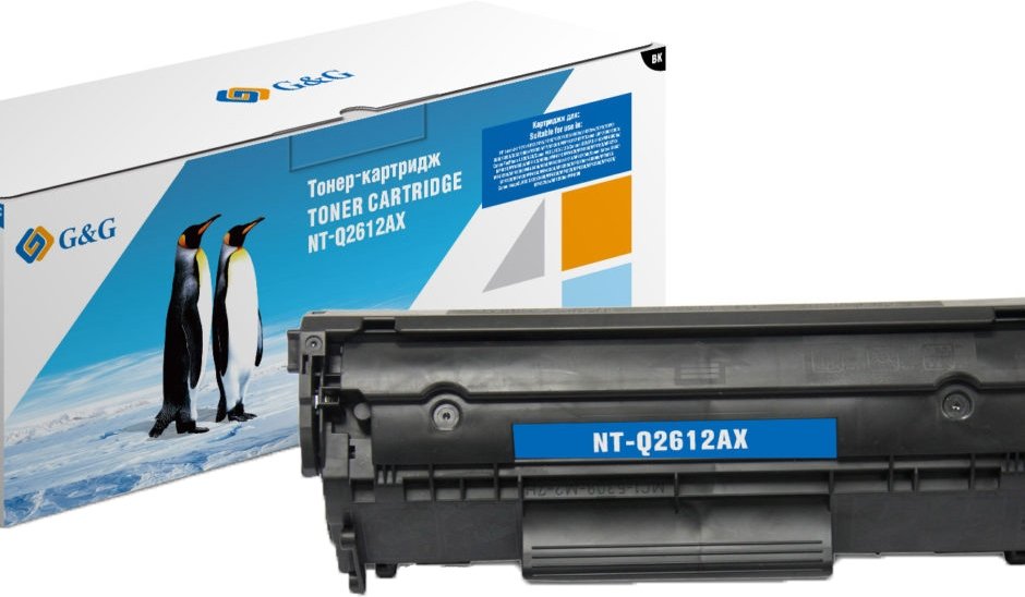 

Картридж G&G NT-Q2612AX (аналог HP Q2612AX)